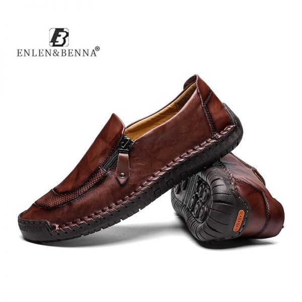 2020 zapatos de hombre de cuero Casual de alta calidad transpirables prueba de agua zapatos suaves zapatos de moda de los hombres de gran tamaño 48 – Tienda De Ropa