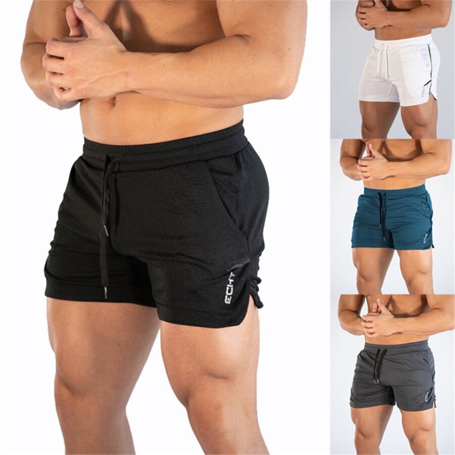 Pantalones cortos para correr pantalones cortos informales para correr para hombre #Navy Bermudas pantalones cortos de playa de verano de malla transpirable pantalones cortos para gimnasio para hombre 