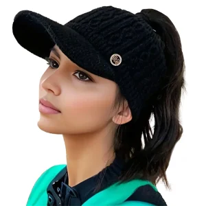 1 gorra de béisbol tejida para mujer, gorro con cola de caballo y | Accesorios de moda · Omeda.es