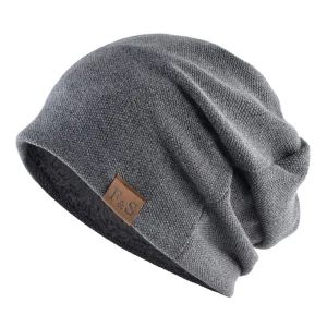 1 gorro de punto cálido para hombres y mujeres: estilo SolidHip-hop | Accesorios de moda · Omeda.es