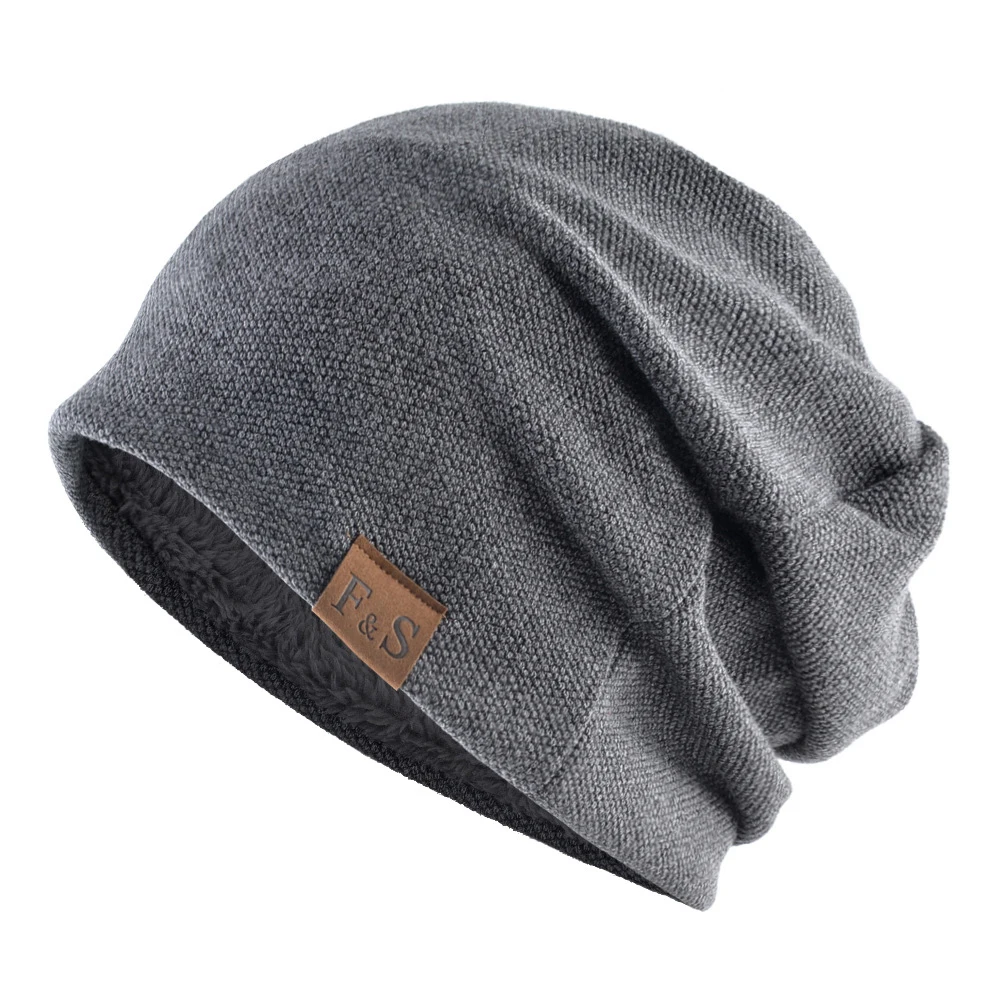 1 gorro de punto cálido para hombres y mujeres: estilo SolidHip-hop | Accesorios de moda · Omeda.es
