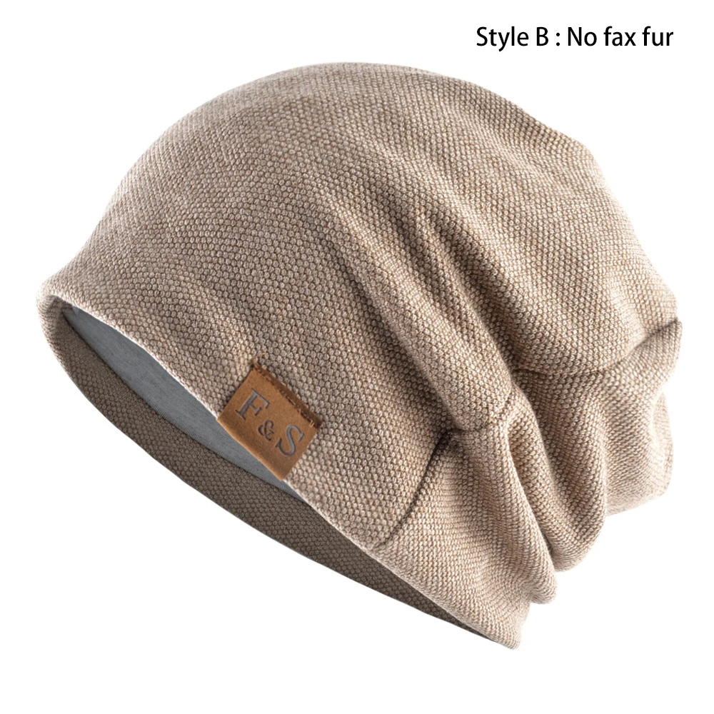 1 gorro de punto cálido para hombres y mujeres: estilo SolidHip-hop | Accesorios de moda · Omeda.es - Imagen 2