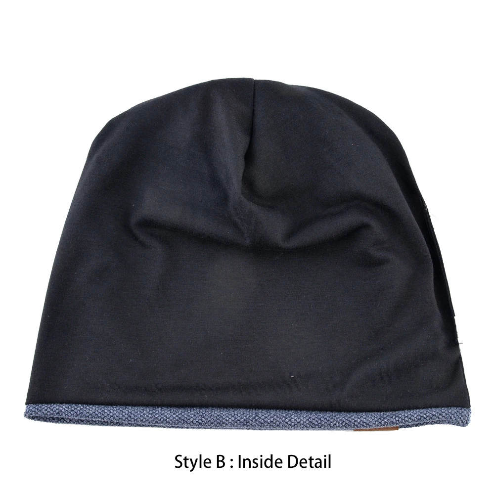 1 gorro de punto cálido para hombres y mujeres: estilo SolidHip-hop | Accesorios de moda · Omeda.es - Imagen 4