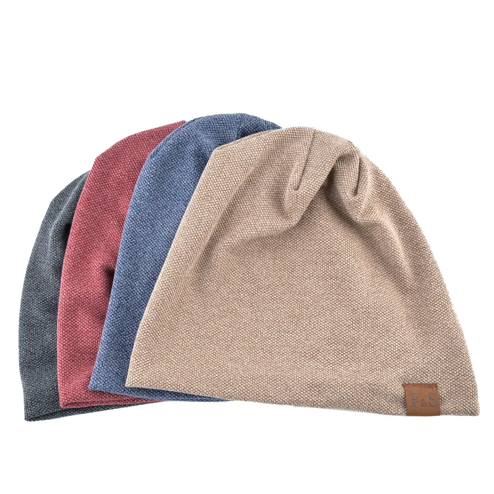 1 gorro de punto cálido para hombres y mujeres: estilo SolidHip-hop | Accesorios de moda · Omeda.es - Imagen 5