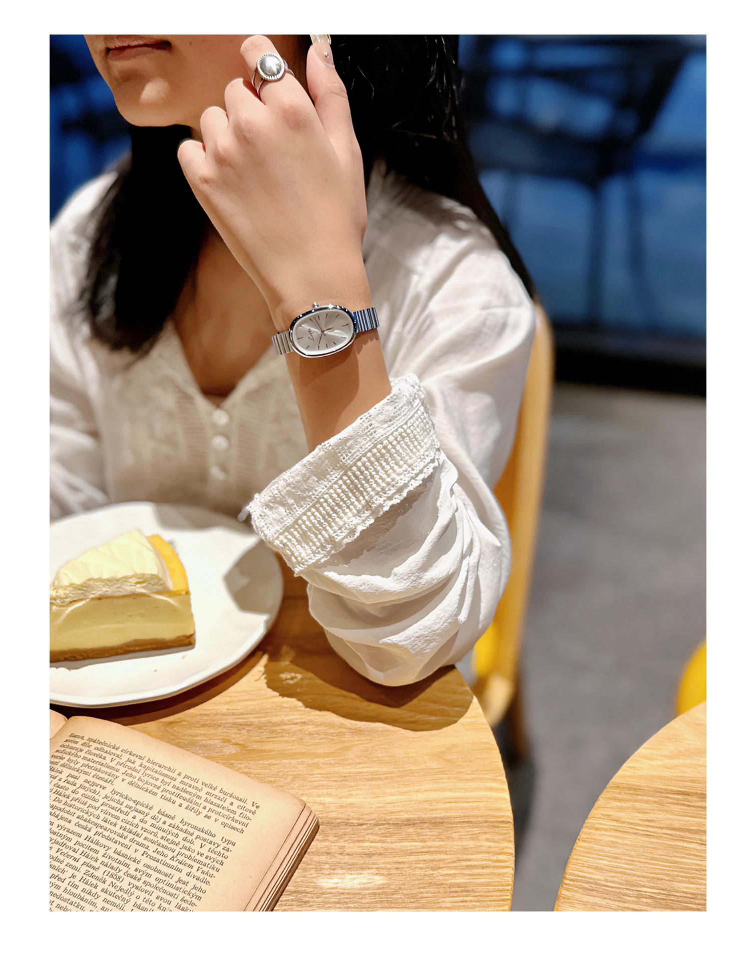 1 pieza nuevo reloj de mujer de moda con pulsera de oro, estilo Ins | Accesorios de moda · Omeda.es - Imagen 7