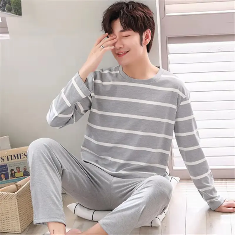 2 juegos de pijamas para hombre, conjunto de pantalones largos de | Ropa de hombre · Omeda.es - Imagen 9
