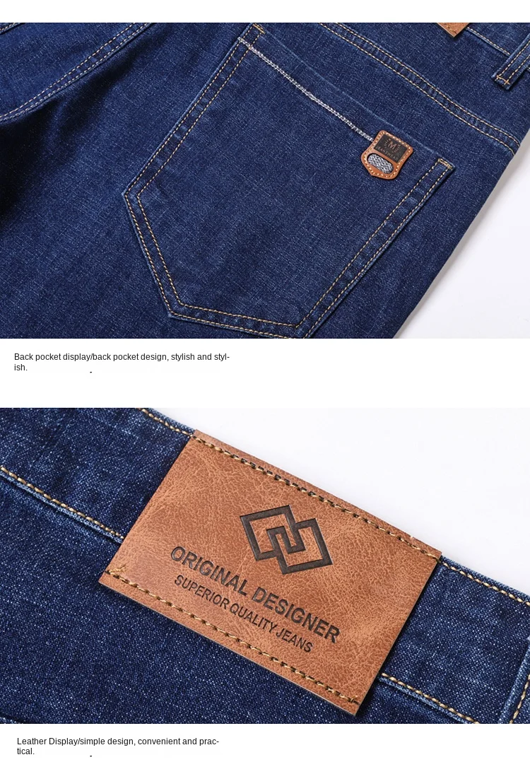 2024 pantalones vaqueros de mezclilla pantalones de negocios de moda | Ropa de hombre · Omeda.es - Imagen 27