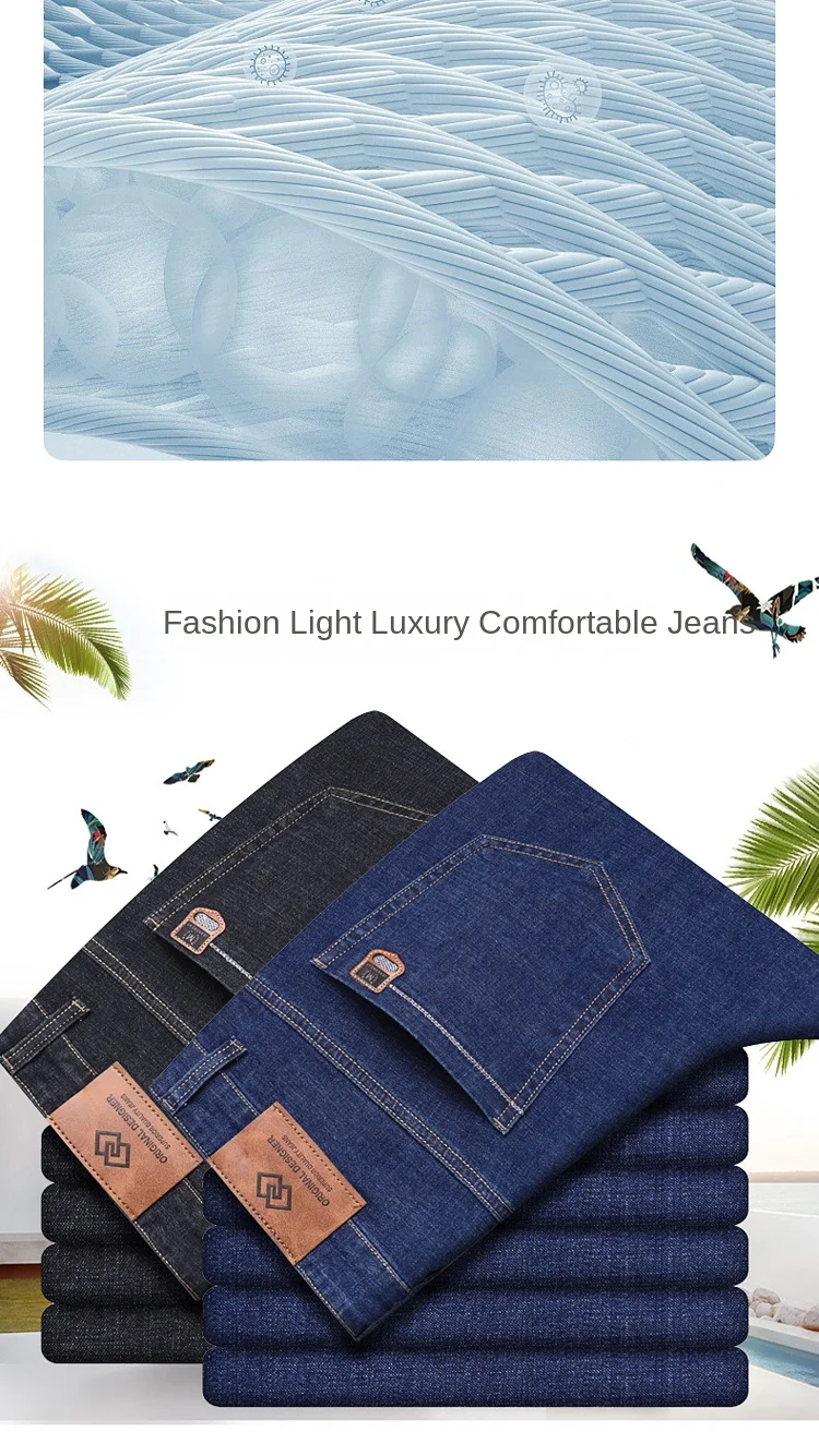 2024 pantalones vaqueros de mezclilla pantalones de negocios de moda | Ropa de hombre · Omeda.es - Imagen 7