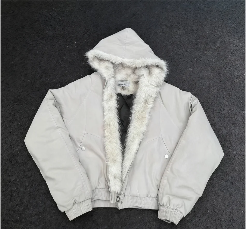 2025 nueva chaqueta con capucha para hombre, abrigo corto American | Ropa de hombre · Omeda.es - Imagen 6