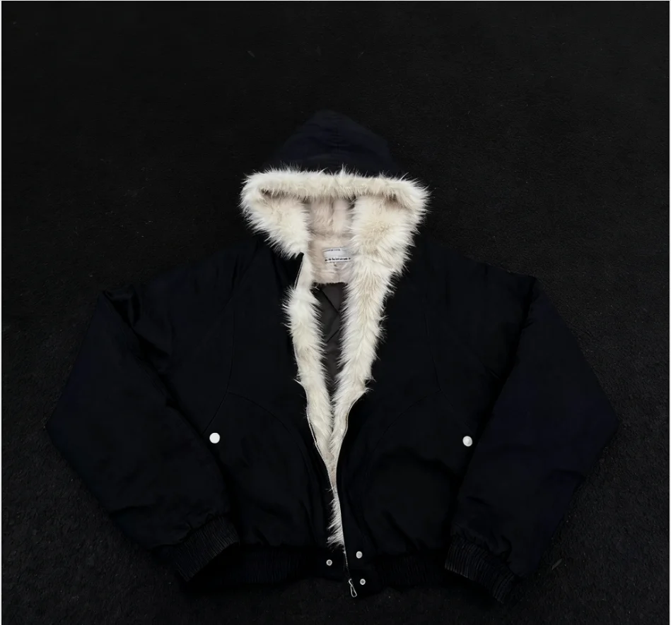 2025 nueva chaqueta con capucha para hombre, abrigo corto American | Ropa de hombre · Omeda.es - Imagen 7