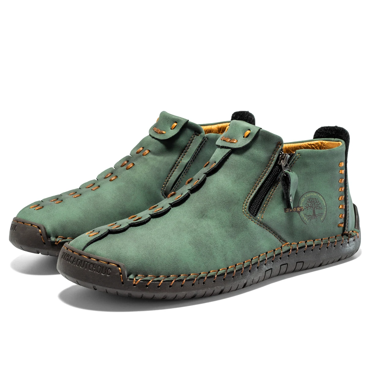 2025 nuevas botas mocasines de cuero hechas a mano para hombres, | Zapatos y calzado · Omeda.es - Imagen 12