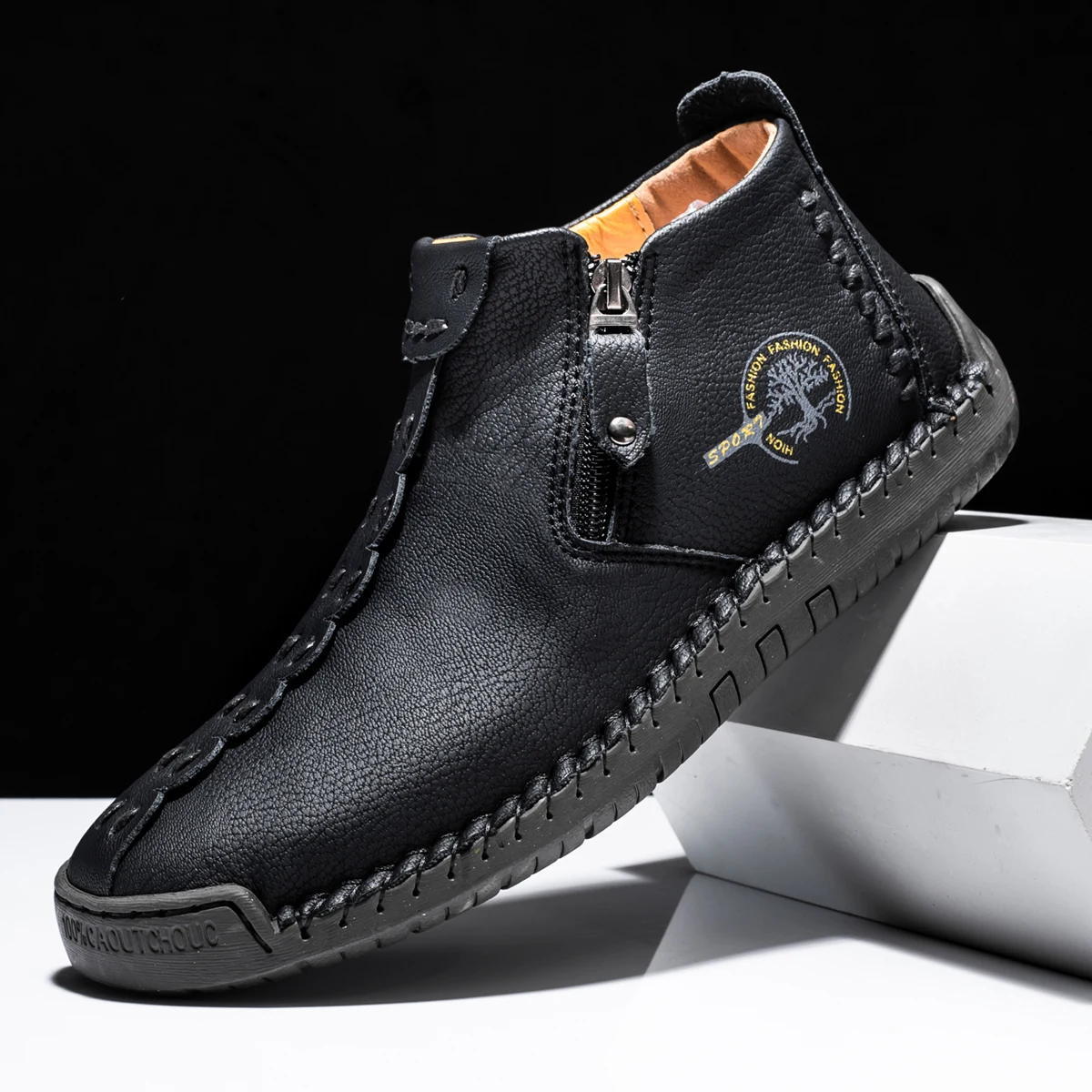 2025 nuevas botas mocasines de cuero hechas a mano para hombres, | Zapatos y calzado · Omeda.es - Imagen 15