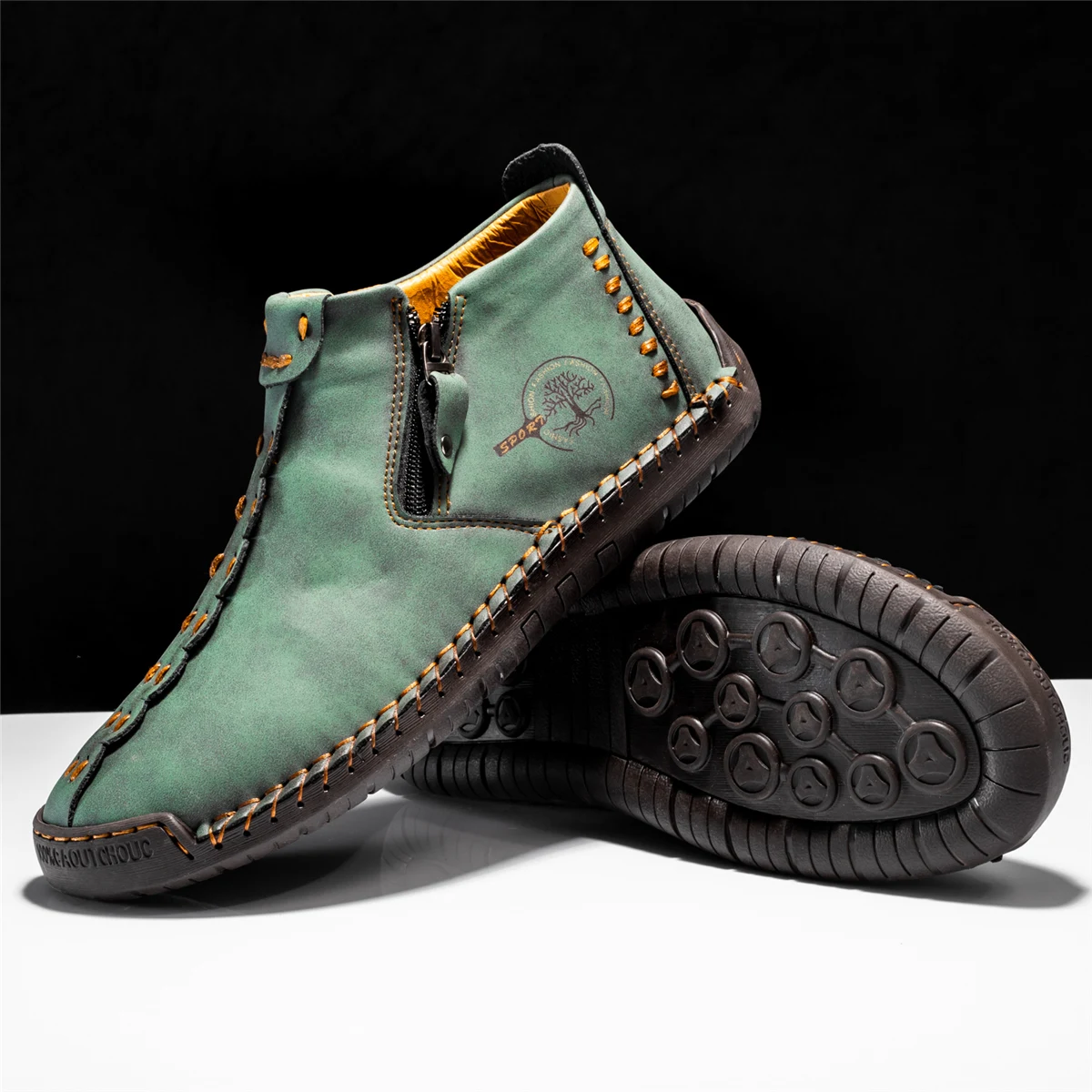 2025 nuevas botas mocasines de cuero hechas a mano para hombres, | Zapatos y calzado · Omeda.es - Imagen 25