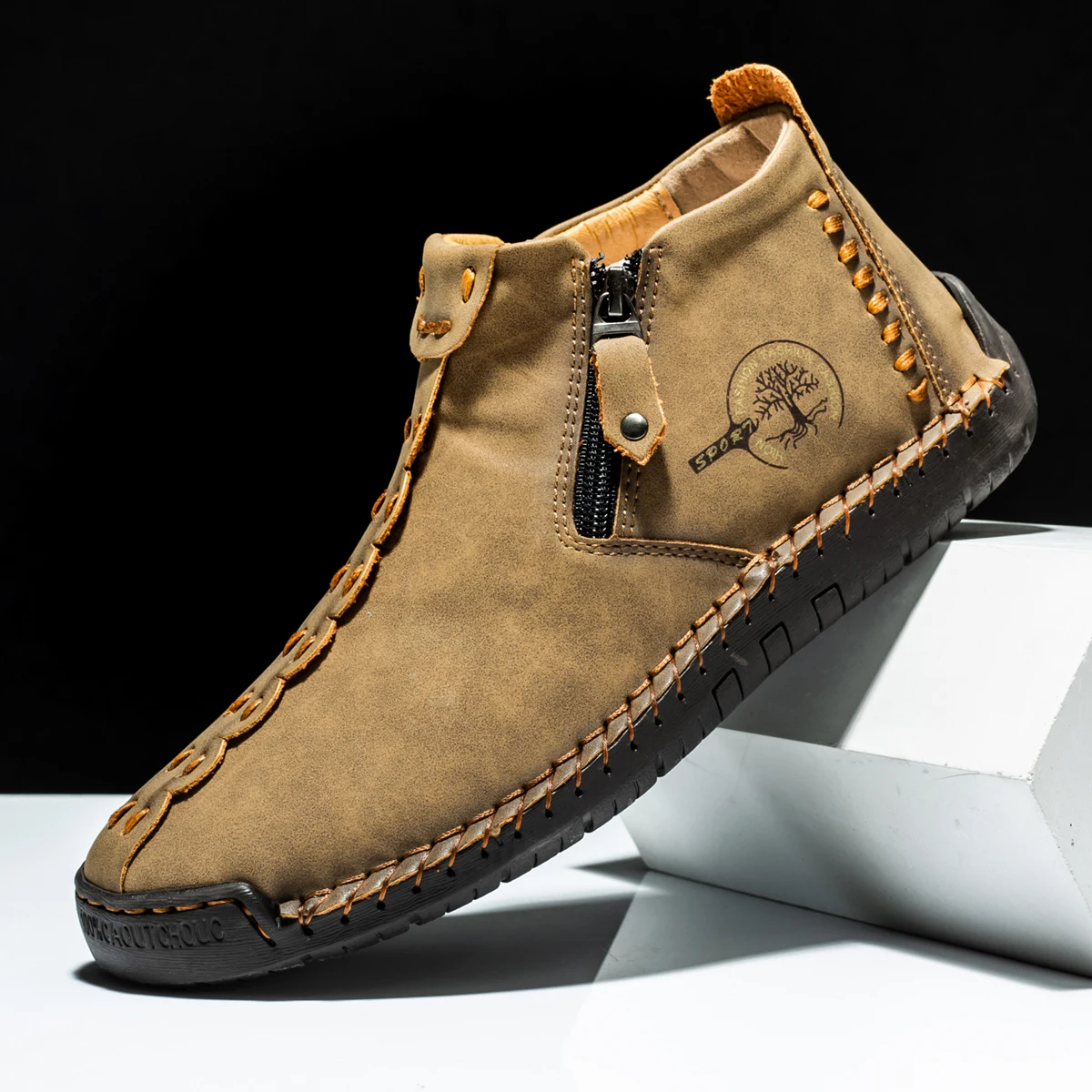 2025 nuevas botas mocasines de cuero hechas a mano para hombres, | Zapatos y calzado · Omeda.es - Imagen 28