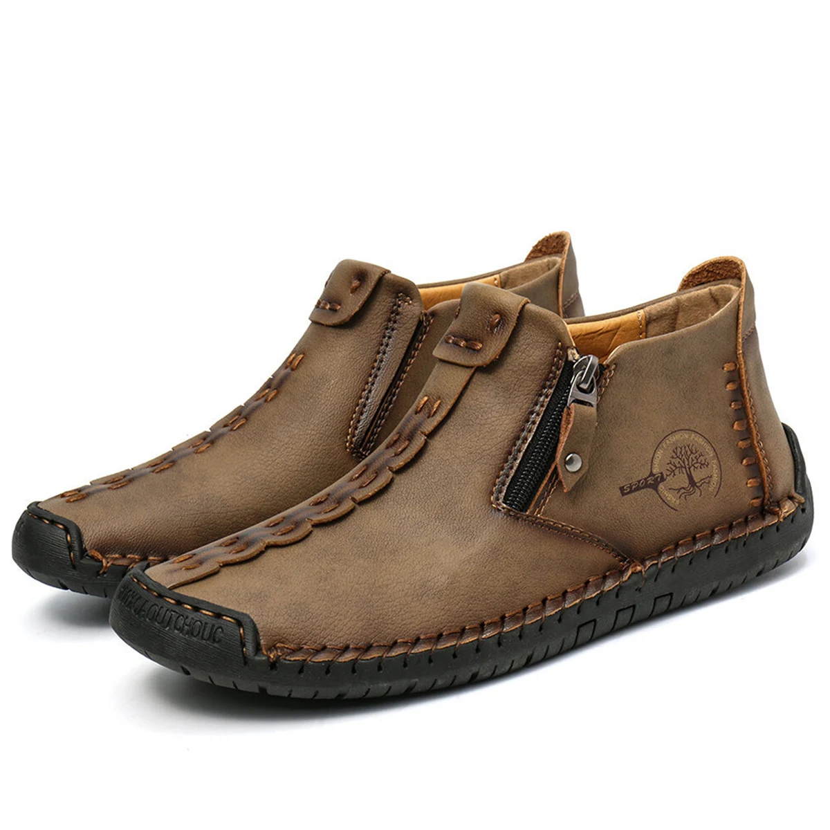 2025 nuevas botas mocasines de cuero hechas a mano para hombres, | Zapatos y calzado · Omeda.es - Imagen 9