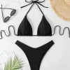 2025 nuevo conjunto de Bikini para mujer Sexy Blanco sólido | Ropa de mujer · Omeda.es