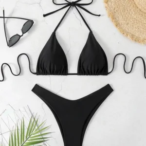 2025 nuevo conjunto de Bikini para mujer Sexy Blanco sólido | Ropa de mujer · Omeda.es
