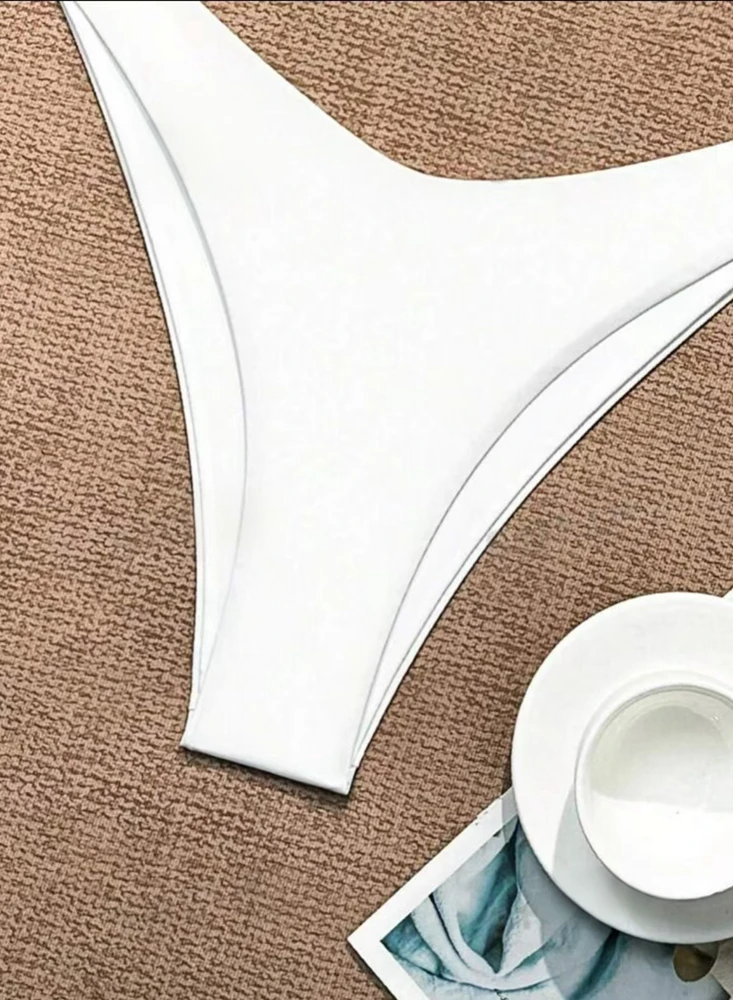 2025 nuevo conjunto de Bikini para mujer Sexy Blanco sólido | Ropa de mujer · Omeda.es - Imagen 14