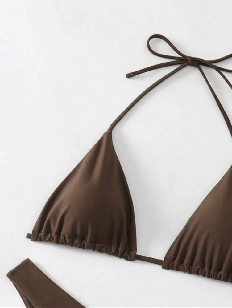 2025 nuevo conjunto de Bikini para mujer Sexy Blanco sólido | Ropa de mujer · Omeda.es - Imagen 9
