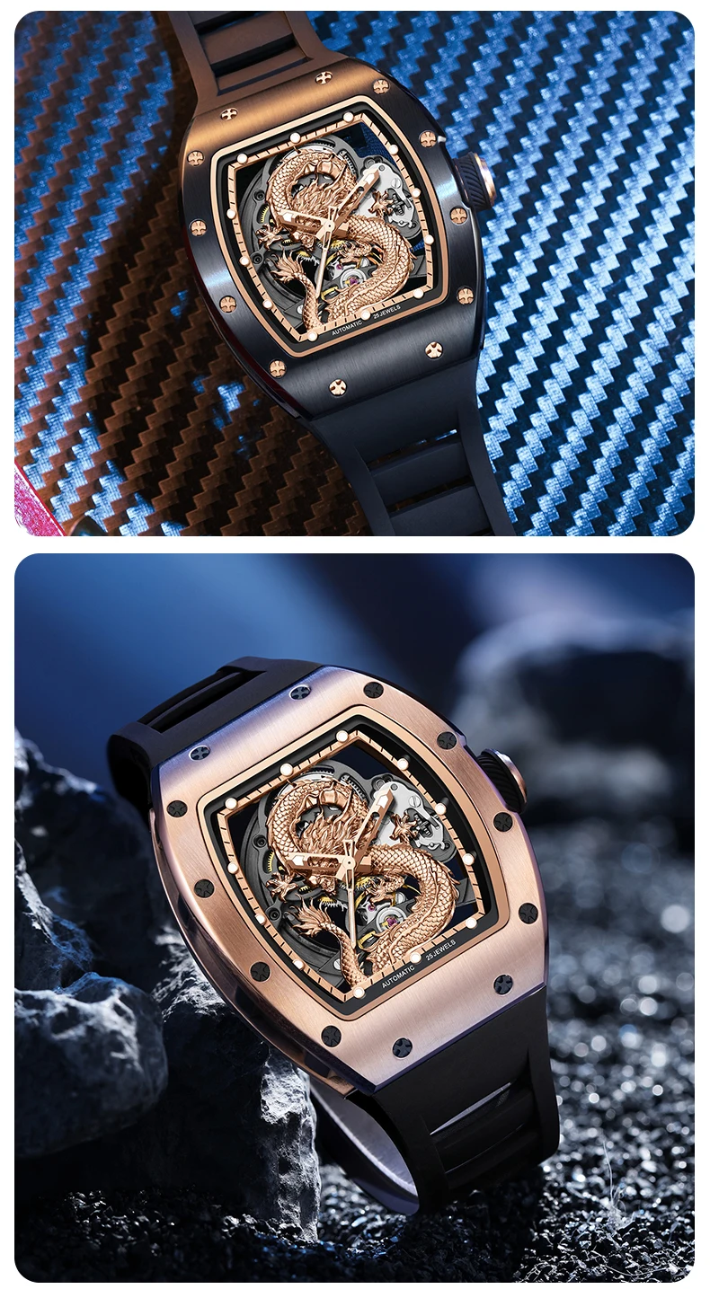 2025 nuevo reloj de moda para hombre, reloj mecánico automático de | Accesorios de moda · Omeda.es - Imagen 9