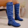 2025 otoño e invierno nuevas botas de moda retro minimalista botas de | Zapatos y calzado · Omeda.es