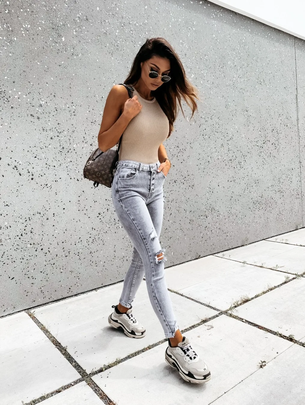 2025 pantalones vaqueros rasgados ajustados para mujer, pantalones | Ropa de mujer · Omeda.es - Imagen 6