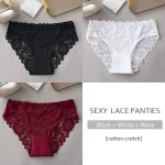 3 unids/set de bragas de encaje con bordado Floral de lujo, bragas | Ropa de mujer · Omeda.es