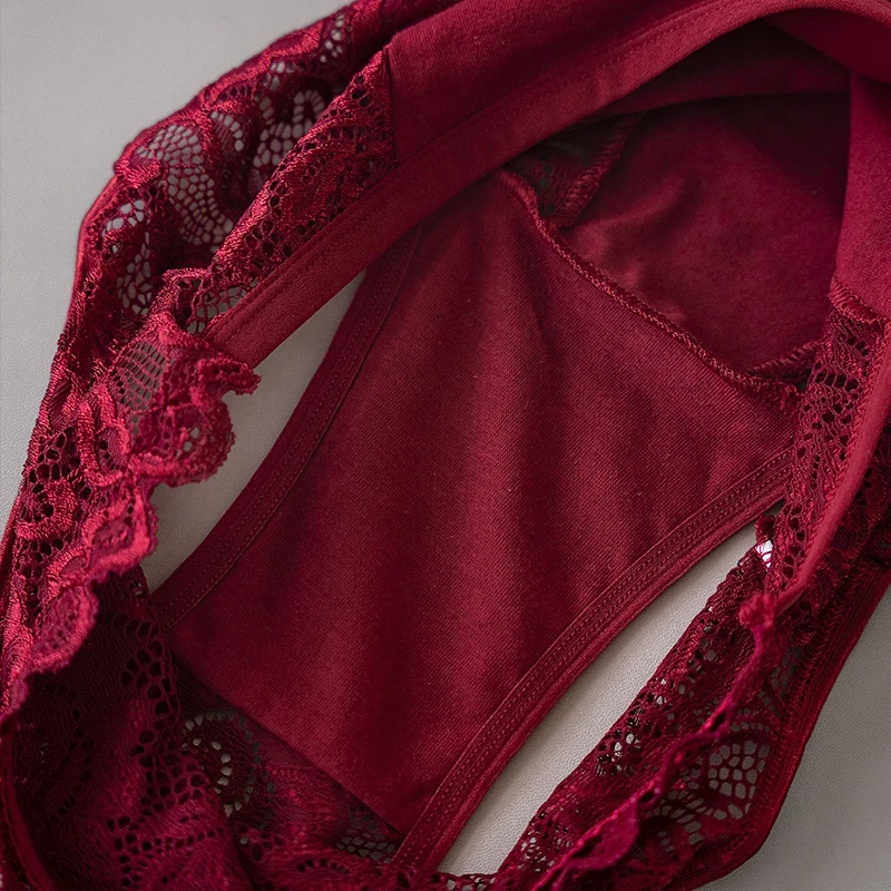 3 unids/set de bragas de encaje con bordado Floral de lujo, bragas | Ropa de mujer · Omeda.es - Imagen 14