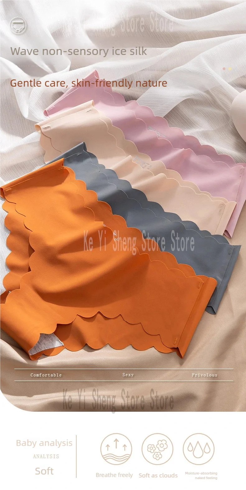 4 piezas de ropa interior sin costuras para mujer, pantalones | Ropa de hombre · Omeda.es - Imagen 3