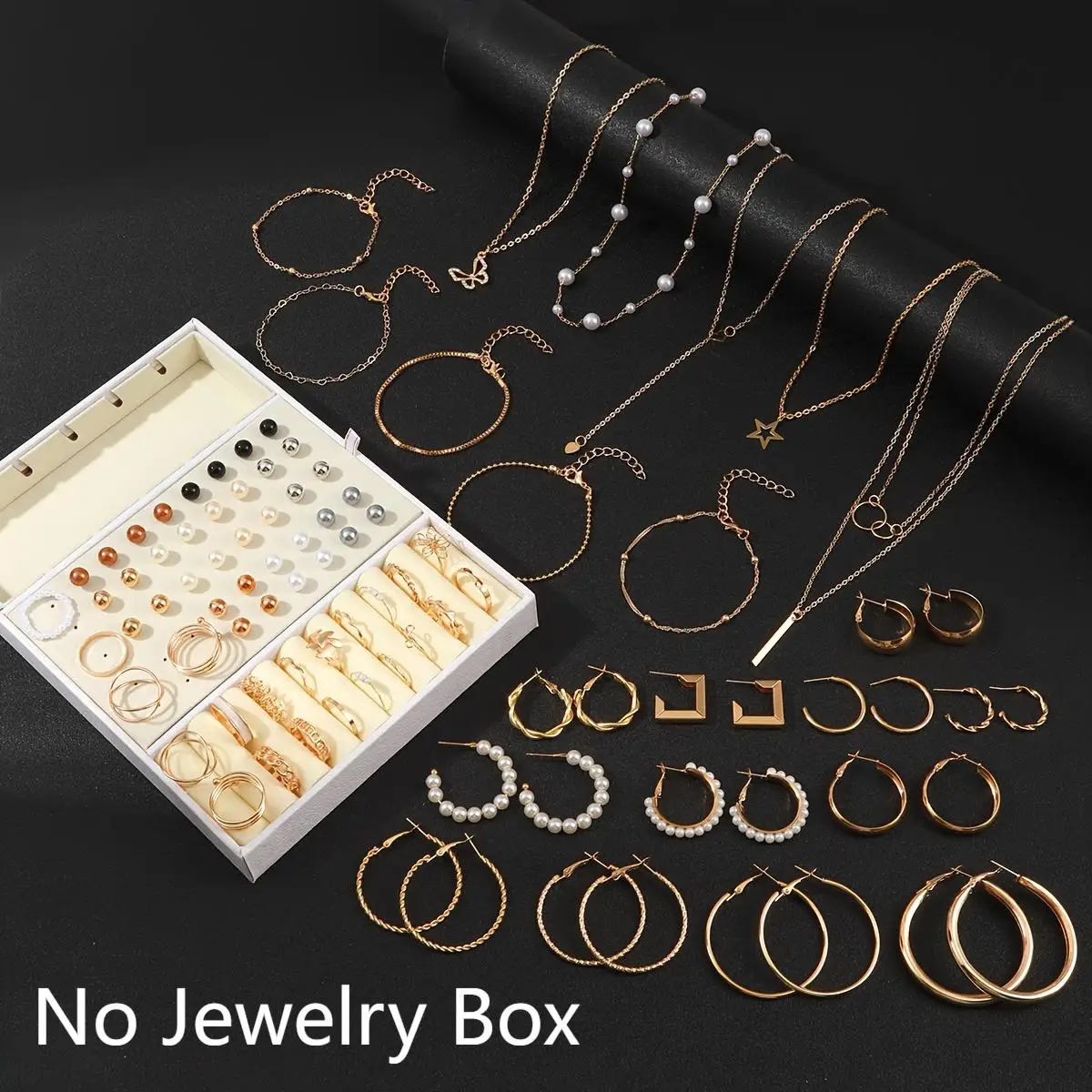 92 Uds. Conjunto de joyería de moda para mujer que contiene | Accesorios de moda · Omeda.es