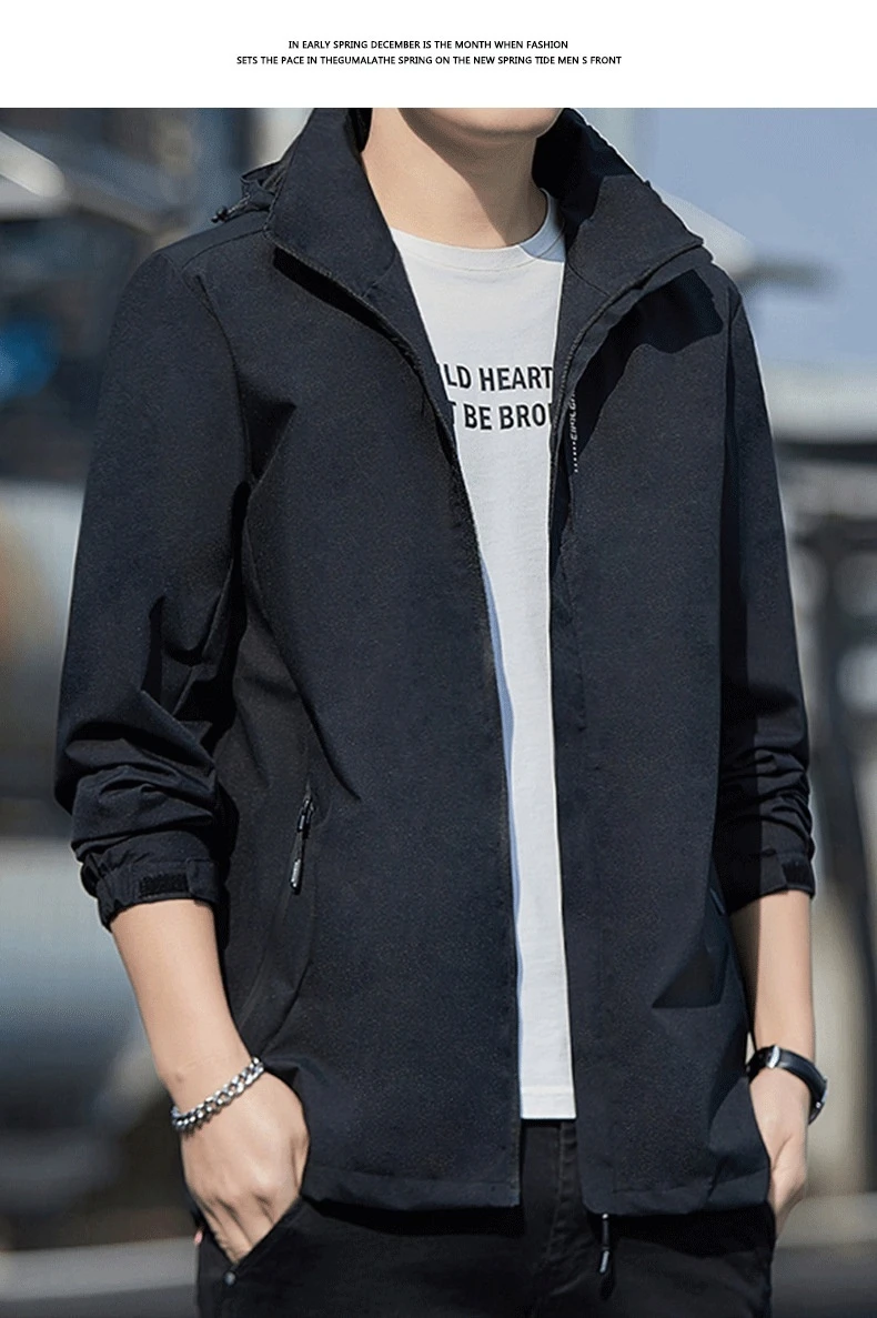 Abrigo deportivo para hombre, nuevo estilo, chaqueta impermeable | Ropa de hombre · Omeda.es - Imagen 11