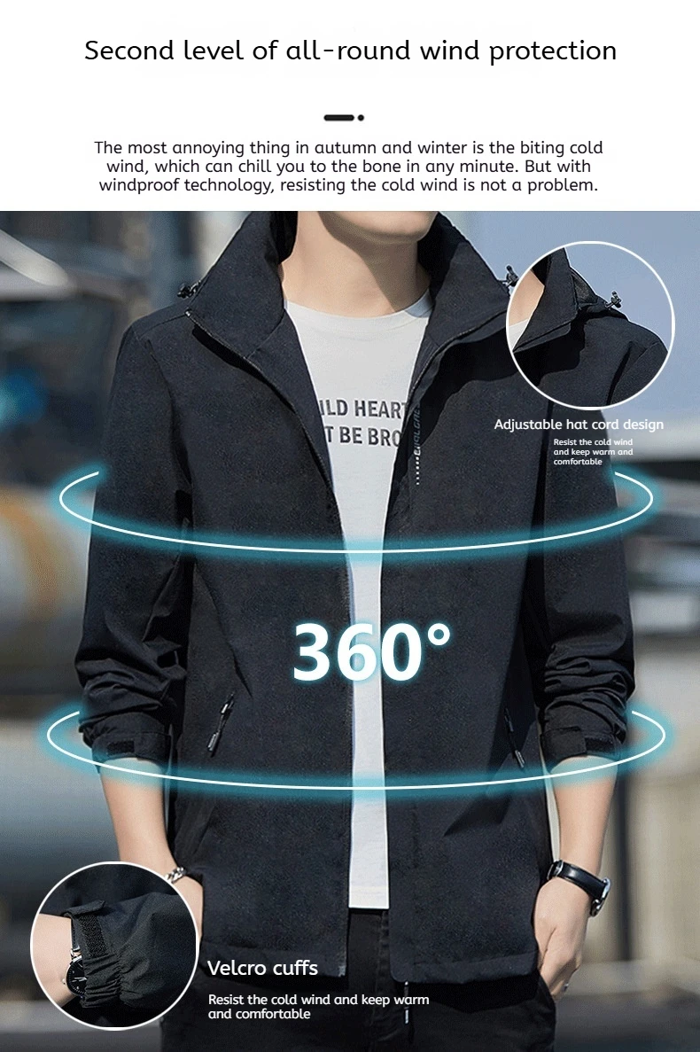 Abrigo deportivo para hombre, nuevo estilo, chaqueta impermeable | Ropa de hombre · Omeda.es - Imagen 14