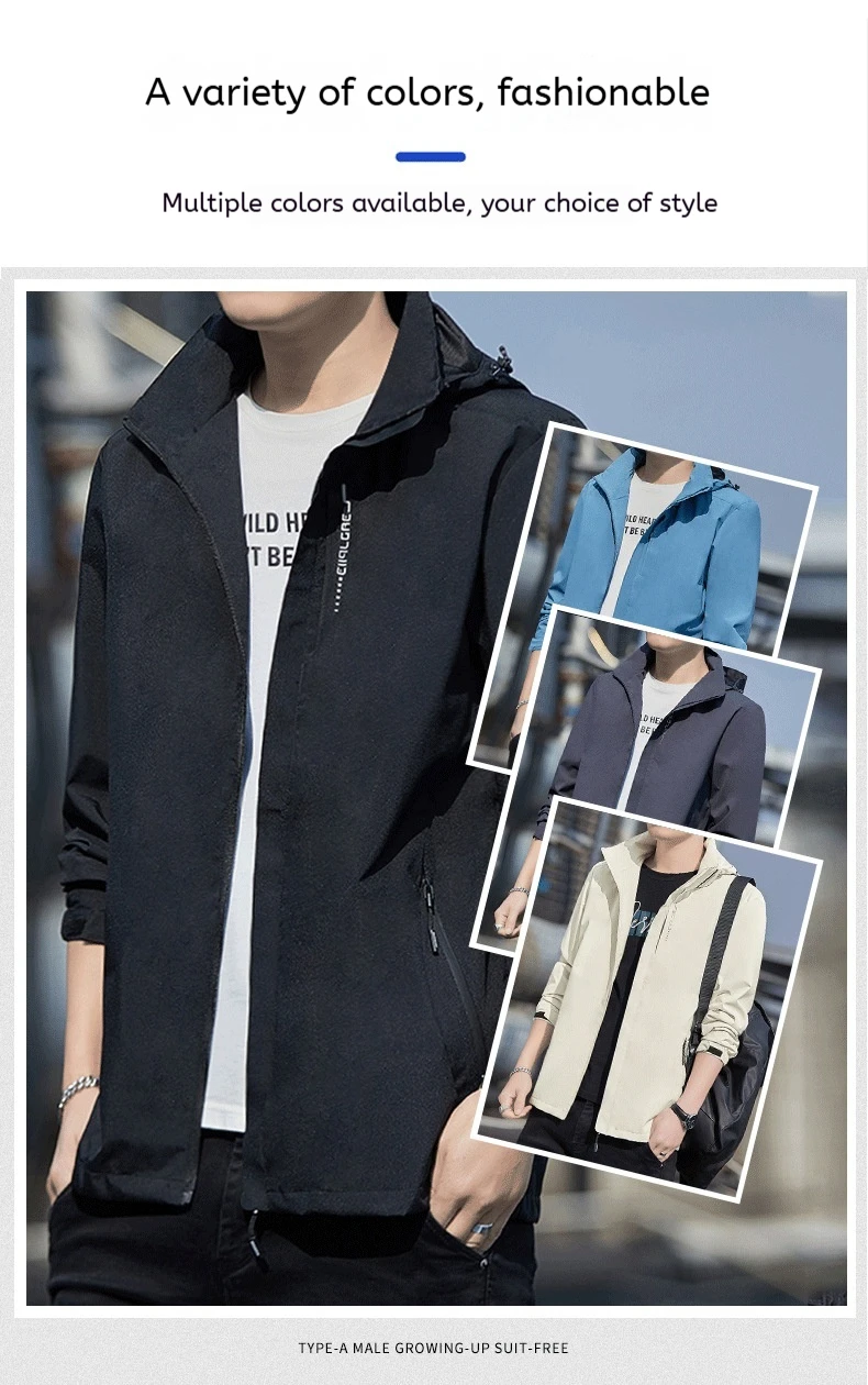 Abrigo deportivo para hombre, nuevo estilo, chaqueta impermeable | Ropa de hombre · Omeda.es - Imagen 15