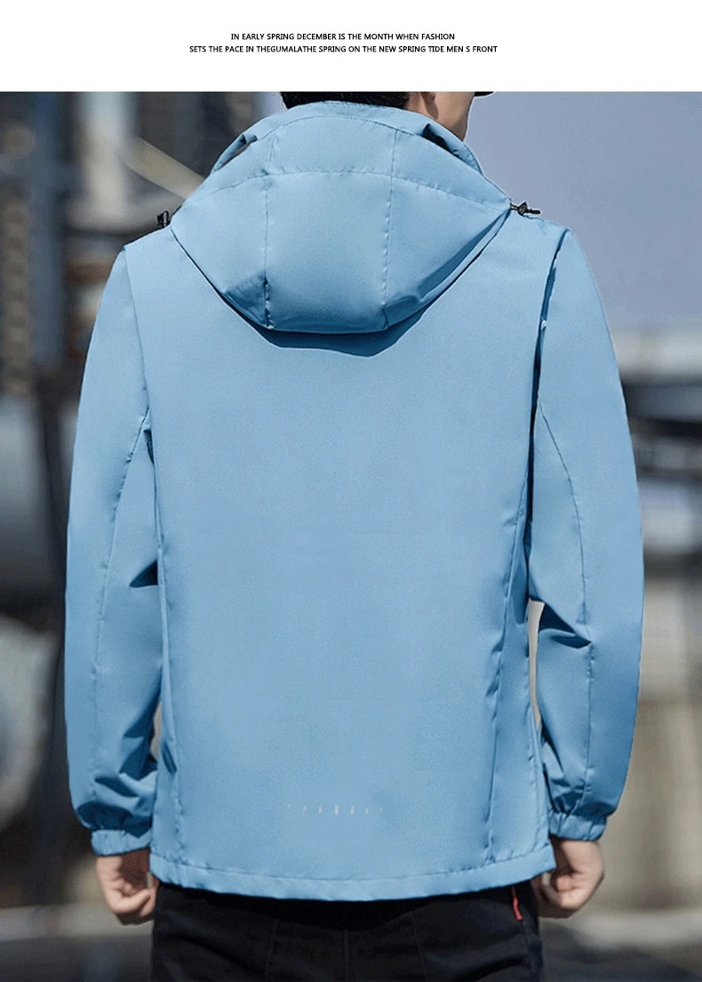 Abrigo deportivo para hombre, nuevo estilo, chaqueta impermeable | Ropa de hombre · Omeda.es - Imagen 23