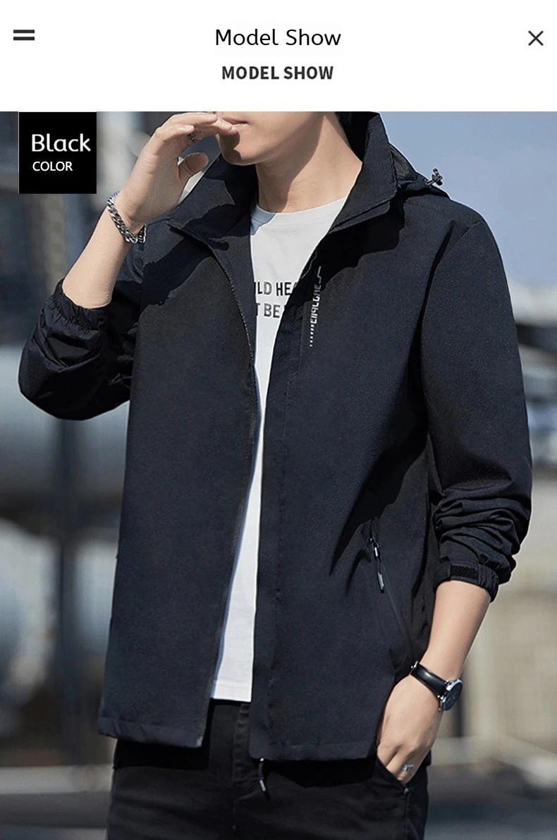 Abrigo deportivo para hombre, nuevo estilo, chaqueta impermeable | Ropa de hombre · Omeda.es - Imagen 31