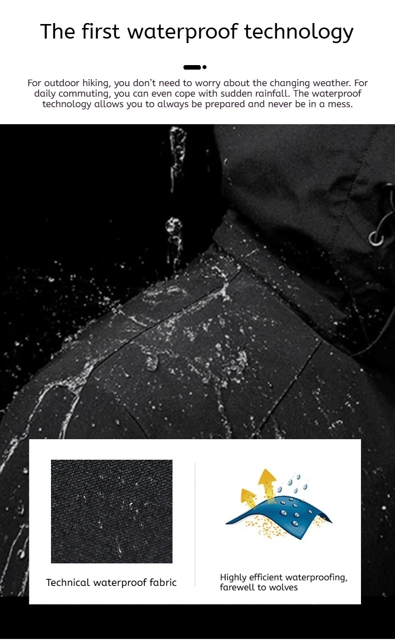 Abrigo deportivo para hombre, nuevo estilo, chaqueta impermeable | Ropa de hombre · Omeda.es - Imagen 33