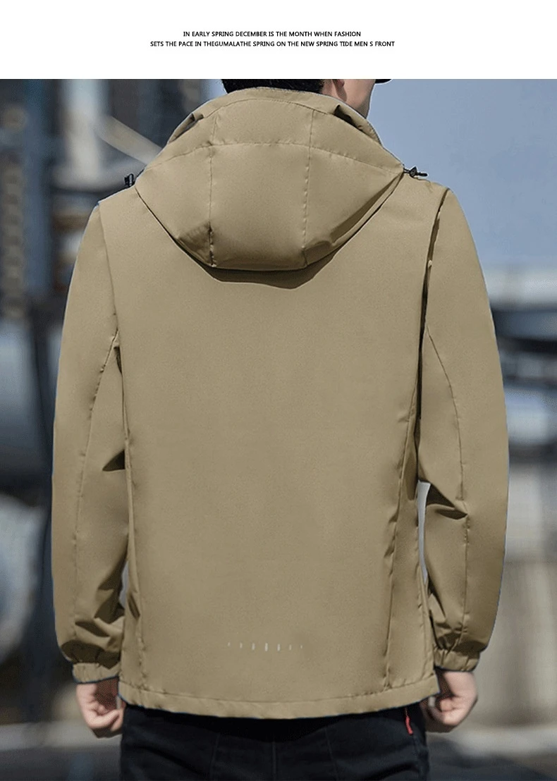 Abrigo deportivo para hombre, nuevo estilo, chaqueta impermeable | Ropa de hombre · Omeda.es - Imagen 4
