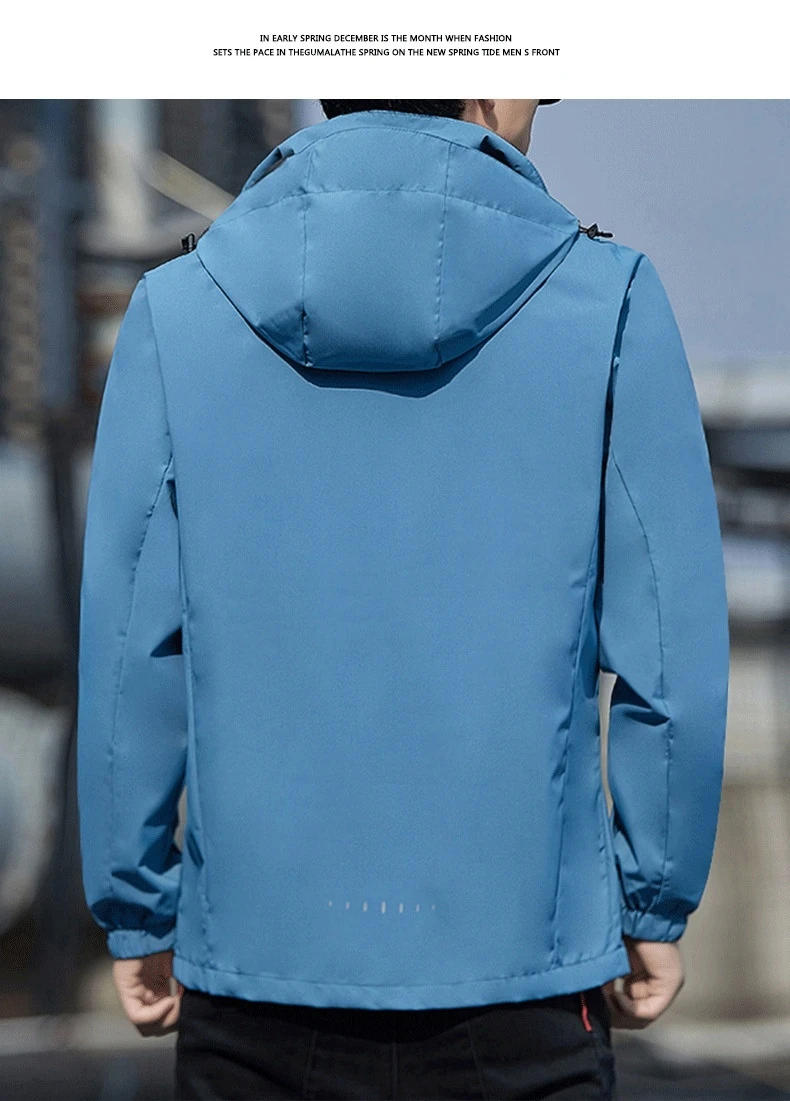 Abrigo deportivo para hombre, nuevo estilo, chaqueta impermeable | Ropa de hombre · Omeda.es - Imagen 8