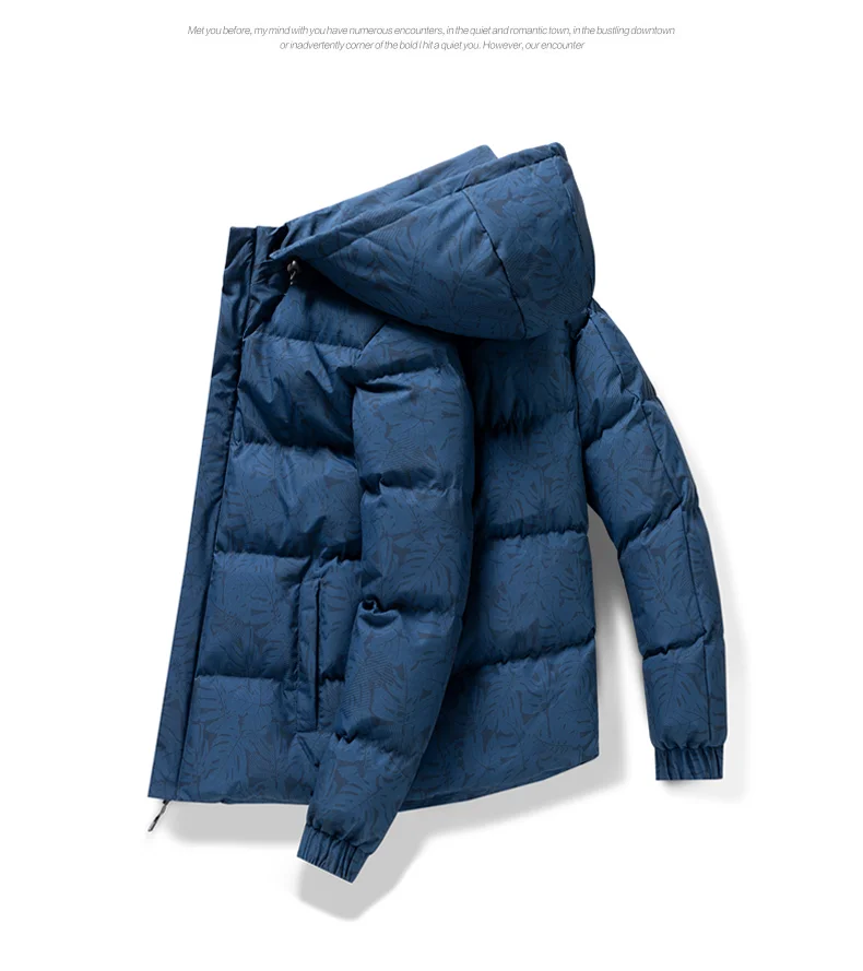 Abrigo de hombre, chaqueta acolchada de algodón de invierno con | Ropa de hombre · Omeda.es - Imagen 12