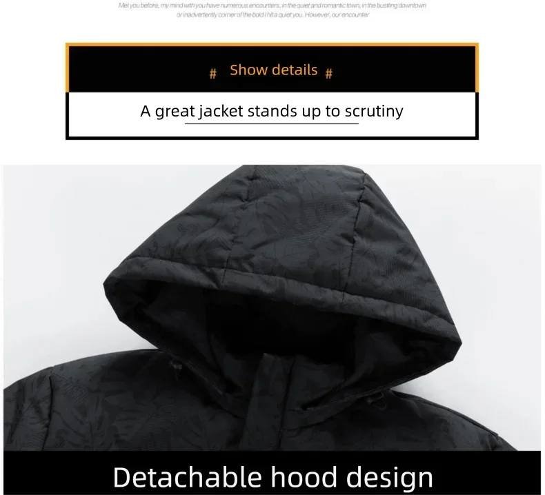 Abrigo de hombre, chaqueta acolchada de algodón de invierno con | Ropa de hombre · Omeda.es - Imagen 14