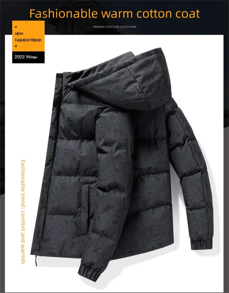 Abrigo de hombre, chaqueta acolchada de algodón de invierno con | Ropa de hombre · Omeda.es - Imagen 2