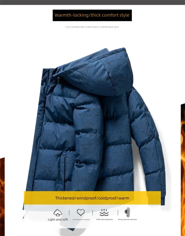 Abrigo de hombre, chaqueta acolchada de algodón de invierno con | Ropa de hombre · Omeda.es - Imagen 3