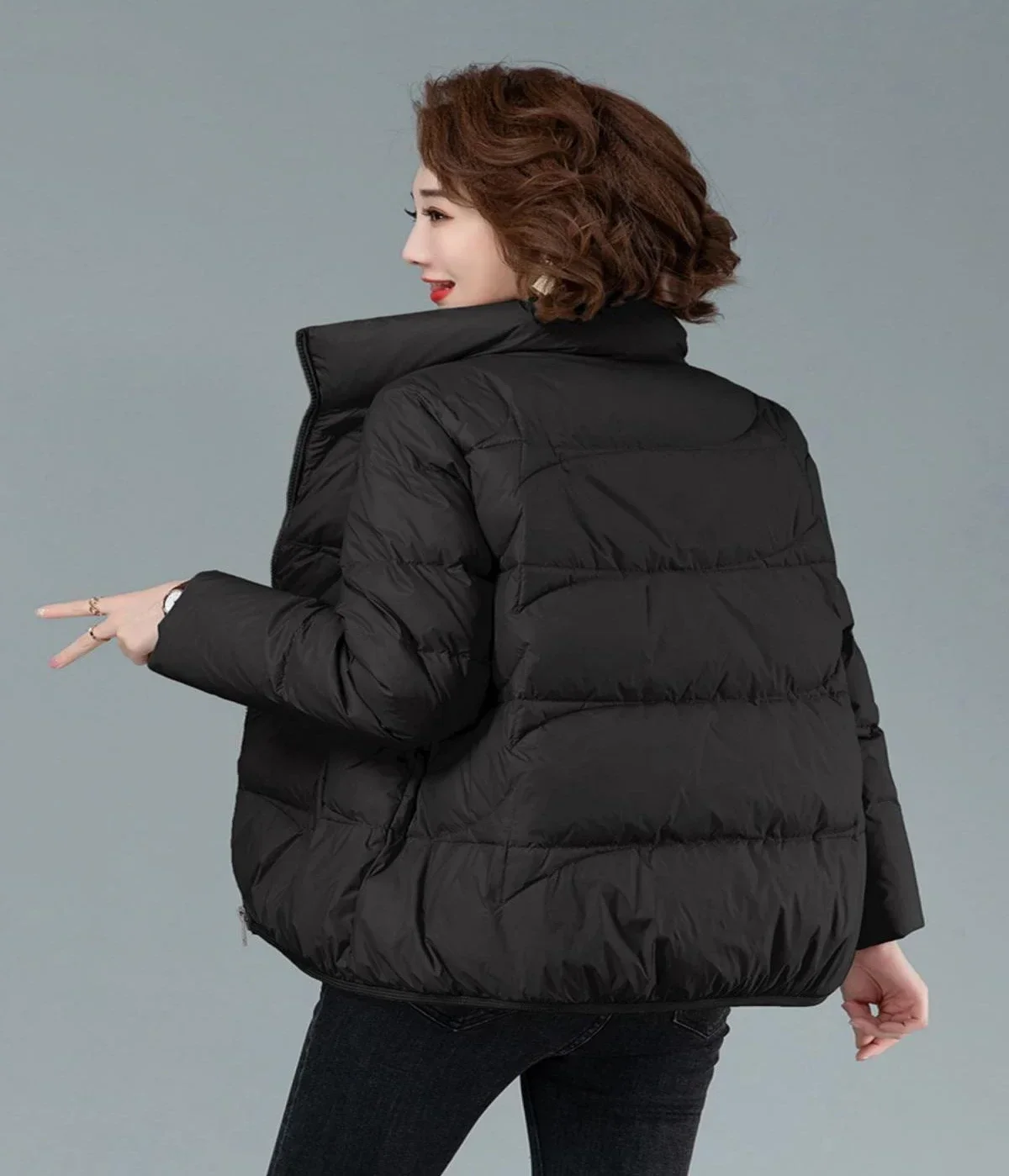 Abrigos cortos acolchados de plumón de pato para mujer, chaqueta | Ropa de mujer · Omeda.es - Imagen 16