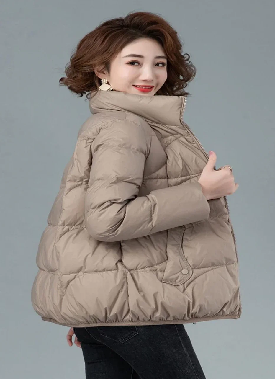 Abrigos cortos acolchados de plumón de pato para mujer, chaqueta | Ropa de mujer · Omeda.es - Imagen 6