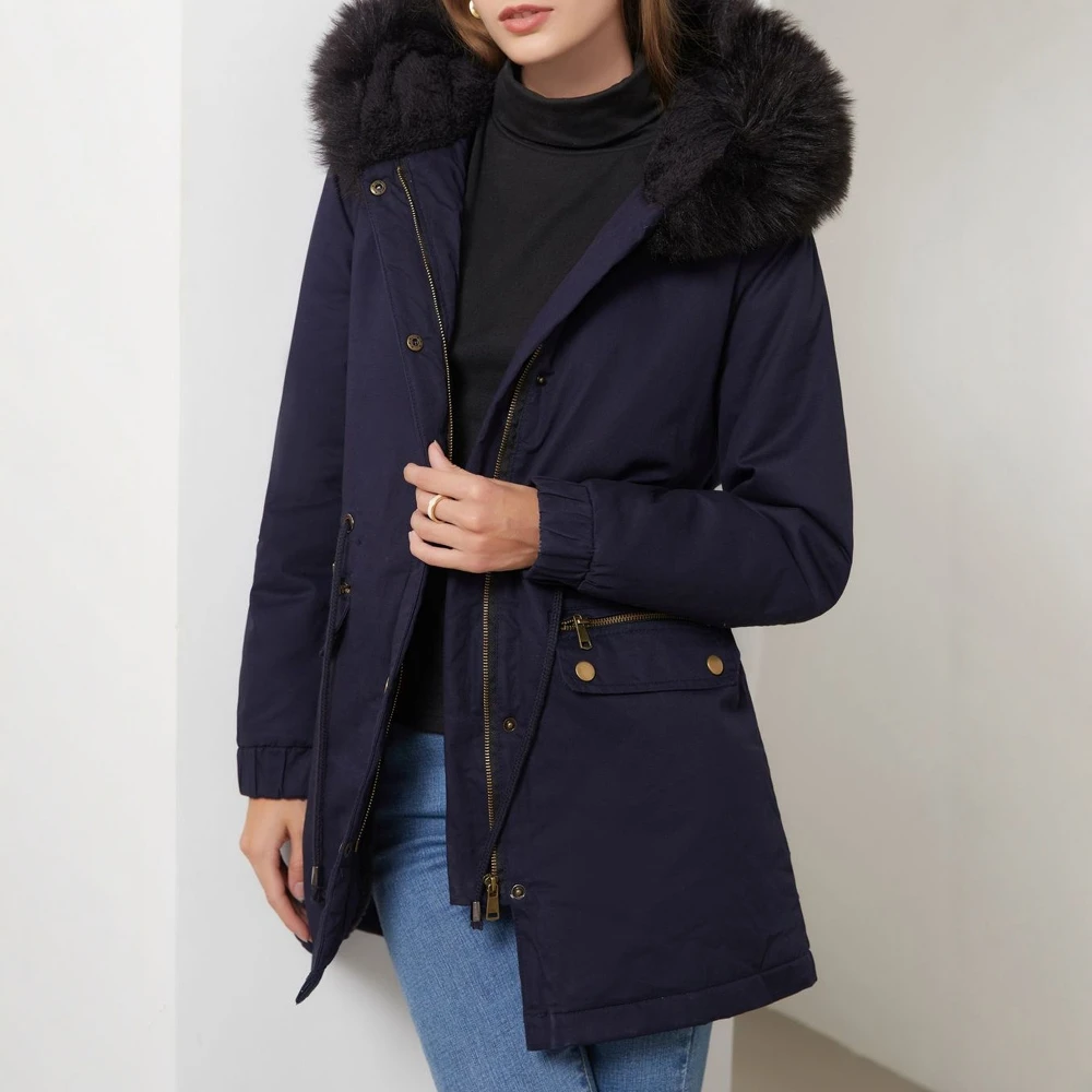 Abrigos de mujer 2025 Otoño Invierno chaqueta elegante moda larga con | Ropa de mujer · Omeda.es - Imagen 11