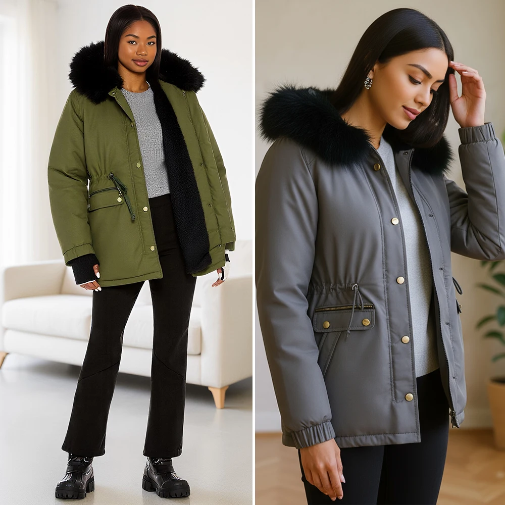 Abrigos de mujer 2025 Otoño Invierno chaqueta elegante moda larga con | Ropa de mujer · Omeda.es - Imagen 12