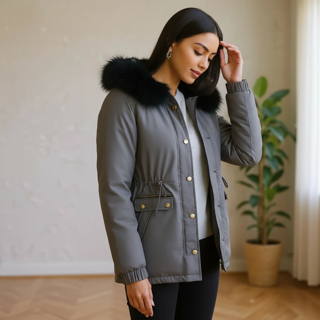 Abrigos de mujer 2025 Otoño Invierno chaqueta elegante moda larga con | Ropa de mujer · Omeda.es - Imagen 18