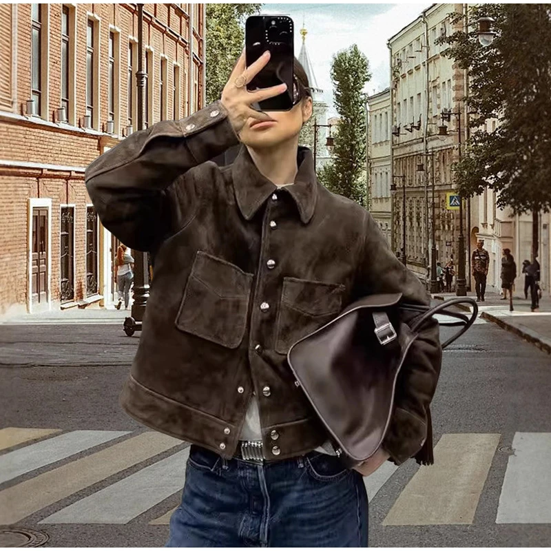 Abrigos Retro elegantes para mujer, chaquetas con bolsillos y un solo | Ropa de mujer · Omeda.es - Imagen 2