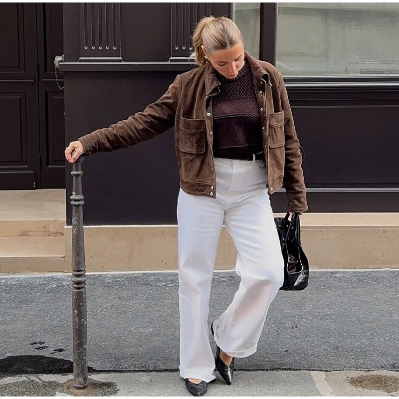 Abrigos Retro elegantes para mujer, chaquetas con bolsillos y un solo | Ropa de mujer · Omeda.es - Imagen 3