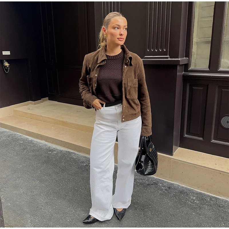 Abrigos Retro elegantes para mujer, chaquetas con bolsillos y un solo | Ropa de mujer · Omeda.es - Imagen 4